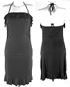 Melrose Kleid Volantkleid Rüschen schwarz