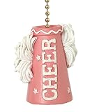 Cheer Cheerleading Megaphone Ceiling Fan Pull Chain