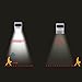 240Lumens Max Solar Lights, Hallomall Bigger and Brighter 12LED Outdoor Solar Motion Sensor Lights, Diamond Lampshade - SCREW/STICK - For Patio Deck Yard Garden Outside Wall - 2 Modes