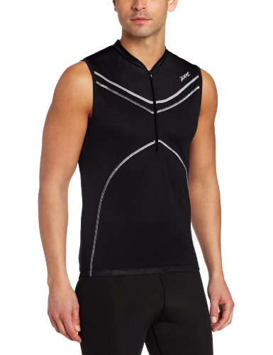 Zoot Sports Men's Performance Tri Sleeveless Jersey, Black/Black, Medium On Sale