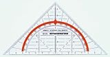 Geometry Set Square Drawing Drafting Triangle 160mm without Grip
