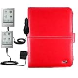 Sony Digital Reader Standard Cover (PRS300BC) (PRS300RC) (PRS300SC) - Pink + Sony Reader Car Charger + Sony Reader Wall Charger + VG Wristband!!!