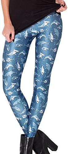 Egelk Women's Winter Basic Skinny Stretch Capris Leggings Tights