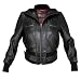 Xelement Ladies Lambskin Classic Fitted Bomber Jacket - Size : XL
