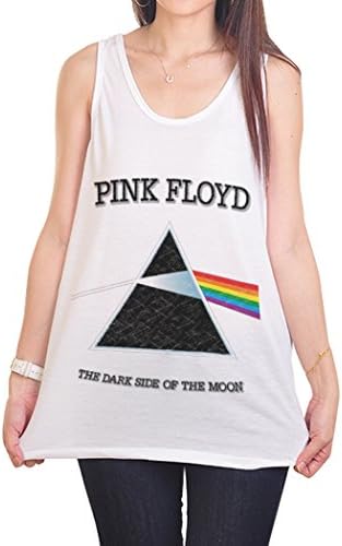 Aldebarun15 Women's Pink Floyd the Dark Side of the Moon Heavy Metal Rock Tank Top Vest Singlet (Large)