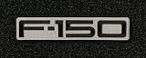 Black Carpet Two Front Mats 2005-2008 Ford F-150 Custom-made Logo Floor Mats