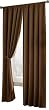 Maytex Faux Suede Blackout Panel, Chocolate
