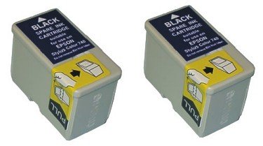Take4Less 2-pack S020189 Black Compatible ink Cartridge for Epson Stylus Color 740 740i 760 860 1160