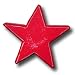 Distressed Red Star Drawer Pull