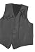 Tuxedo Vest Herringbone Asphalt with 2 ties!
