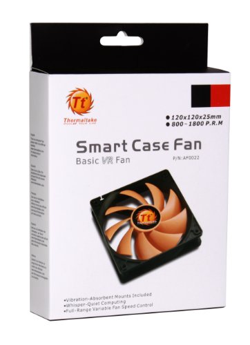 Thermaltake 120mm Ball Bearing Smart Case Fan with Fan Speed Control Knob AF0022