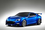 IMAGE OF Subaru BRZ Concept Car Art Poster Print on 10 mil Archival Satin Paper
