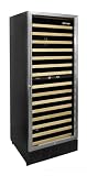 Butler Series 25″ Dual Zone Wine Cellar with 160-Bottle Capacity 15 Metal Racks Door Lock and Central Digital Control Panel