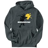 Hoodie Mens Dark Silver " Neurologist's rule " Occupations X-Small