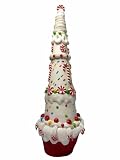 12" Cupcake Heaven Peppermint Candy Table Top Christmas Tree