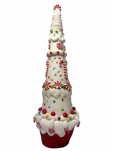 12" Cupcake Heaven Peppermint Candy Table Top Christmas Tree