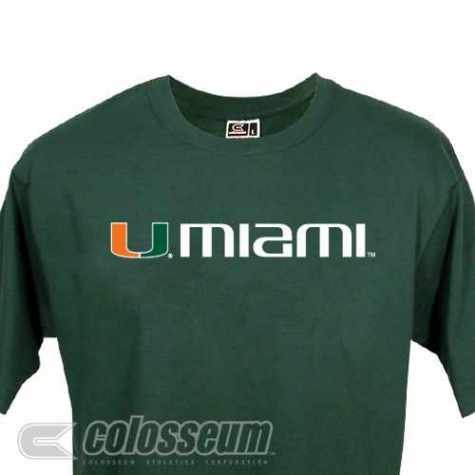 Buy Men's Miami Hurricanes Campus Yard Printed Tee Team Color