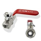 Buy 1 2 NPT Brass Ball Valve - 300 Water, Oil, Gas by ProTool