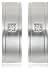 Jewelry : Stainless Steel Earrings w/ Cubic Zirconia Accent