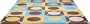 Skip Hop 20 Piece 70"x56" PlaySpot Floor Mat, Blue/Gold
