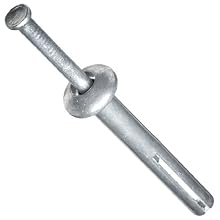 Zamac/Steel Anchor, Zinc Plated, 1/4" Diameter, 2-1/2" Length, Pack Of 100