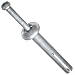 Zamac/Steel Anchor, Zinc Plated, 1/4" Diameter, 2" Length, Pack Of 100