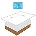 Cotton Queen Flat-Sheet Brown - Premium Quality Combed Cotton Long Staple Fiber – Breathable, Cozy, Comfortable - Exceptionally Durable - Hotel Quality by Utopia Bedding (Queen, Brown)