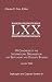 Book VII Congress of the International Organization for Septuagint and Cognate Studies (Septuagint and Cognate Studies Series)