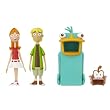 Phineas And Ferb Figure Pack Assortment 3 Candace And Jeremy (With Perry Costume)