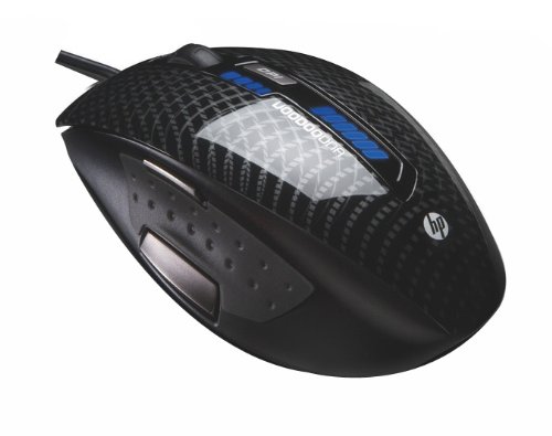 Hewlett-Packard HP VoodooDNA Laser Gaming Maus schnurgebunden schwarz