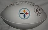 Jonathan Dwyer Autographed Pittsburgh Steelers Logo Football W/PROOF, Picture of Jonathan Signing For Us, Georgia Tech Yellow Jackets