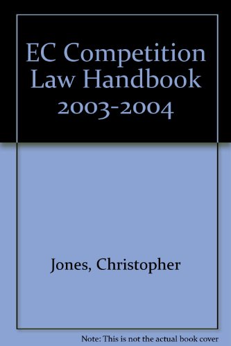 EC Competition Law Handbook 2003-2004