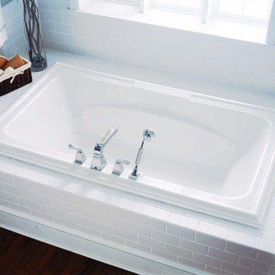 6' x 42 Town Square Whirlpool with StayClean Hydro Massage System l Finish: White