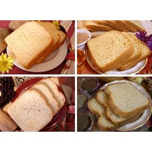 Bread Machine Mixes Sampler Pack (4 Pack) by The Prepared Pantry