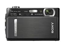 Sony Cyber-shot T500 Digital Camera - Black (10.1MP, 5x Optical) 3.5 inch LCD