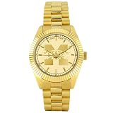 MISSISSIPPI STATE BULLDOGS Beautiful Water Resistant Alumni Series 23KT GOLD PLATED WATCH with Gold Plated Band
