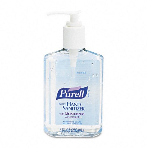 GOJO : PURELL Instant Hand Sanitizer, 8-oz. Pump Bottle -:- Sold as 2 Packs of - 1 - / - Total of 2 Each