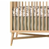 DwellStudio Crib Skirt, Skyline Light Blue