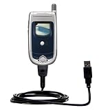 Classic Straight USB Cable for the Motorola A728 with Power Hot Sync and Charge capabilities - Gomadic Brand w/ TipExchange Technology