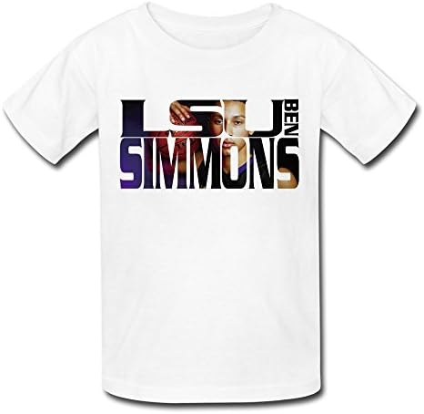 Tom Youth's 25# Ben Simmons Lsu Tigers T-shirt S White