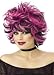 California Costume Black & Pink Shag Costume Rocker Wig