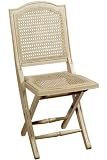 Claydon Folding Chair 33H RUBBED BEIGE