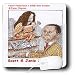 Search : Londons Times Funny Panel Hollywood Cartoons - Scott And Janis Joplin - Mouse Pads