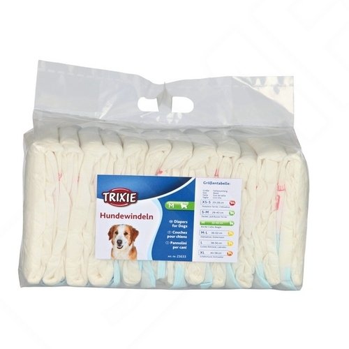 Trixie Hundewindeln II, M-L, 12 St.