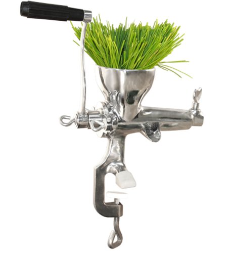 "Weston Manual Wheatgrass Juicer, Stainless Steel"