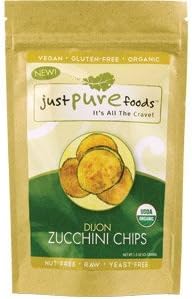 Just Pure Foods: Organic Dijon Zucchini Chips 1.5 Oz (12 Pack)