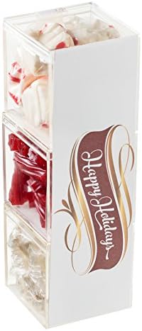 Happy Holidays Candy Gift Tower - Season Greetings