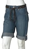 Bandolino Blu Womens Brice Denim Roll Cuff Short