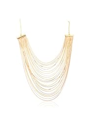Glamour Multi Layer Hanging Chain Necklace