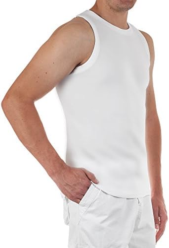 Naes Men's 2 Pack Solid Tank Top Medium